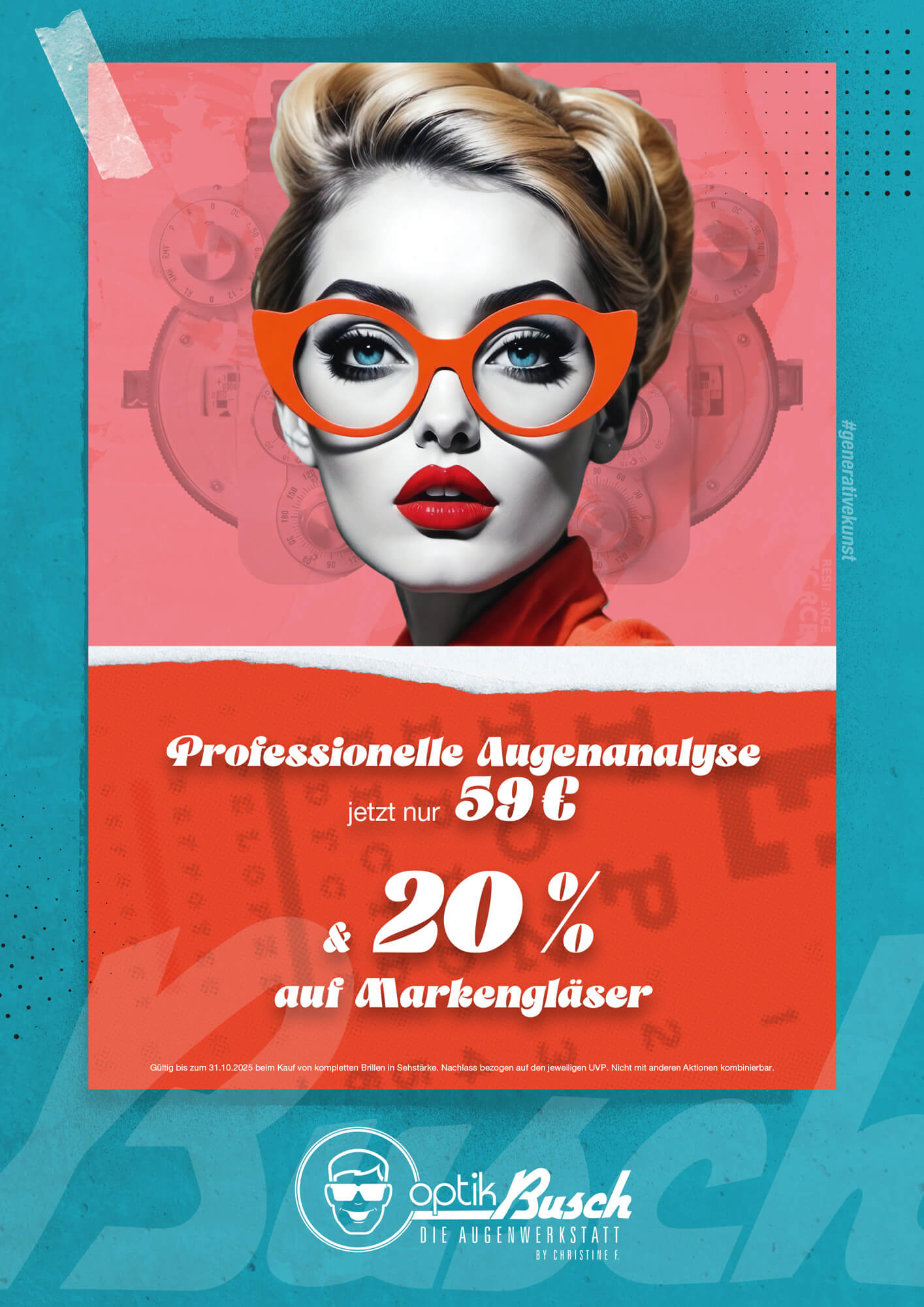 Aktions-Angebot mit 20% Rabatt auf Markengläser bei Optik Busch in Coburg