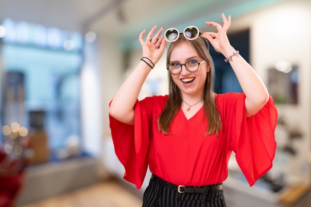 Dana Stamm bei Optik Busch