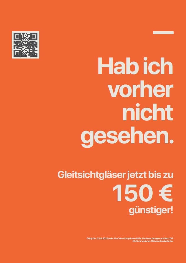 Optik Busch Preisaktion Gleitsichtbrillen Preisaktion bei Optik Busch für Gleitsichtbrillen